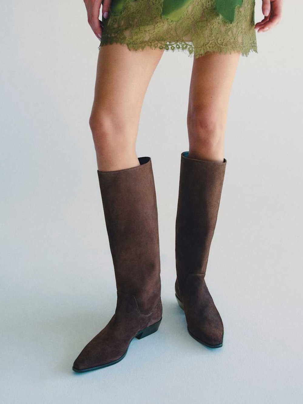 Reformation Suede Dominique Knee Boot